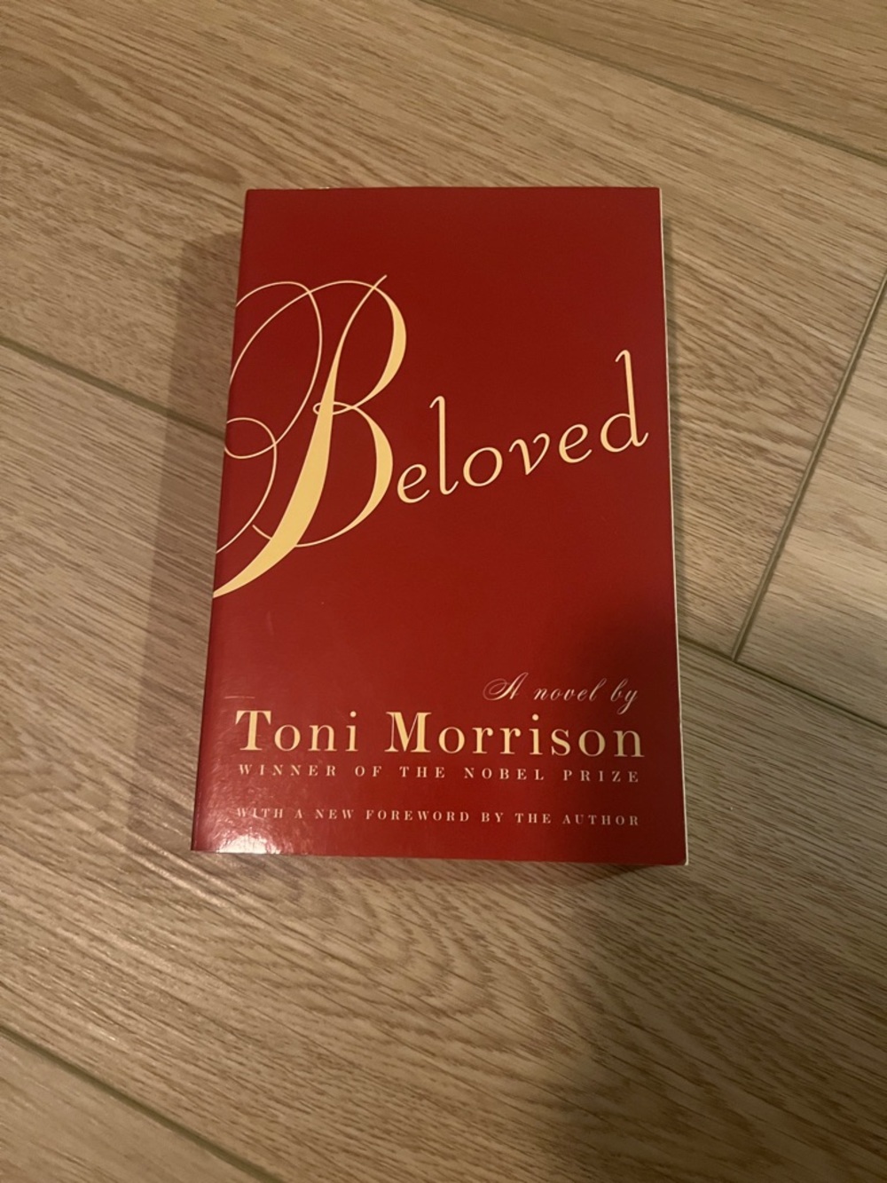 Barnes & Noble Red and Gold 'Beloved' Decorative Coffee Table Book